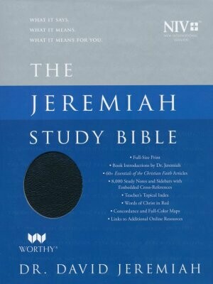 NIV The Jeremiah Study Bible
