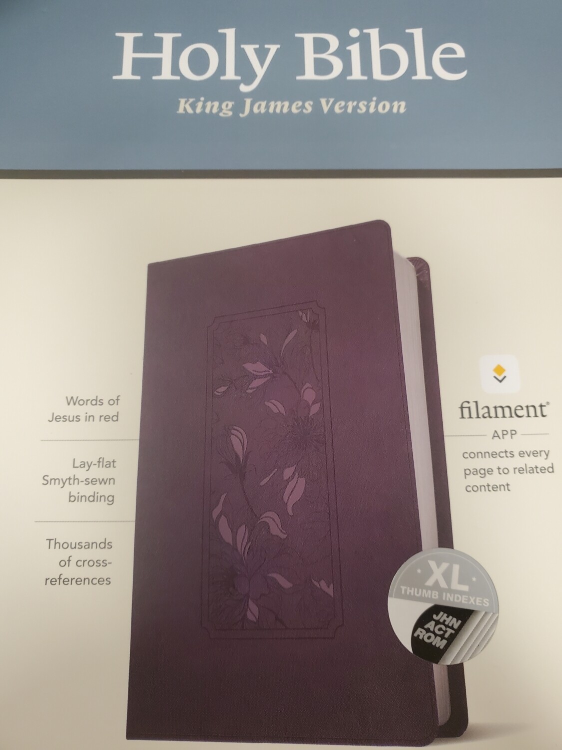 Large Print KJV Holy Bible Thinline Reference