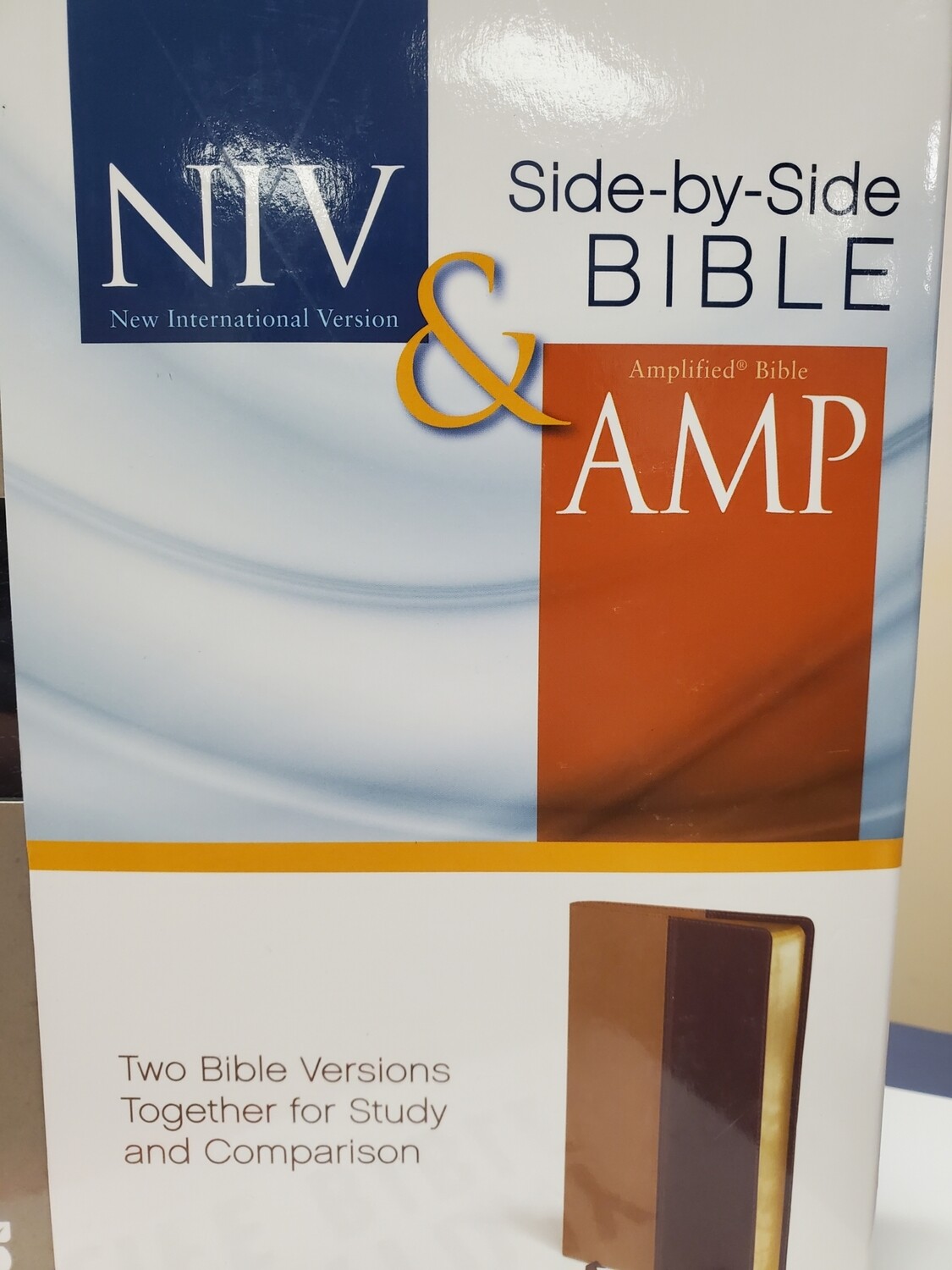 NIV & AMP Side by Side Bible