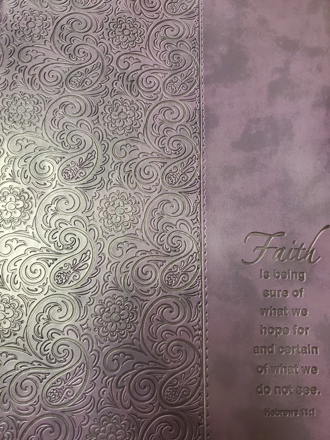 Christian Art Gifts Purple Faith