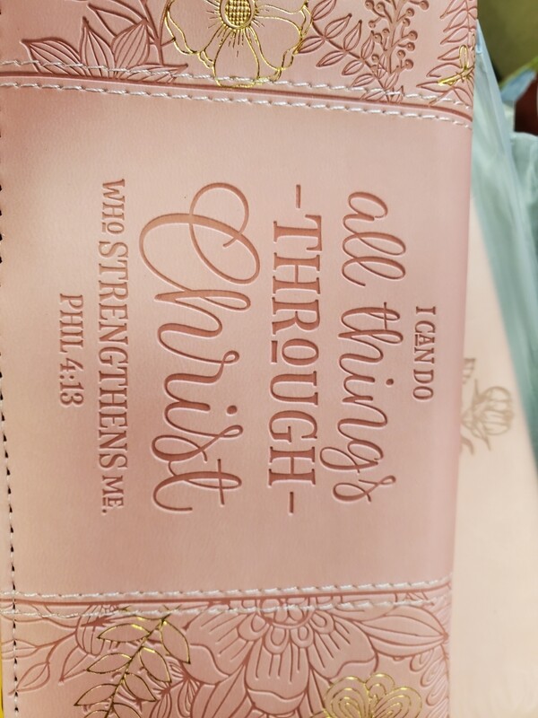 I Can Do All Things Through Christ Who Strengthens Me Checkbook Cover