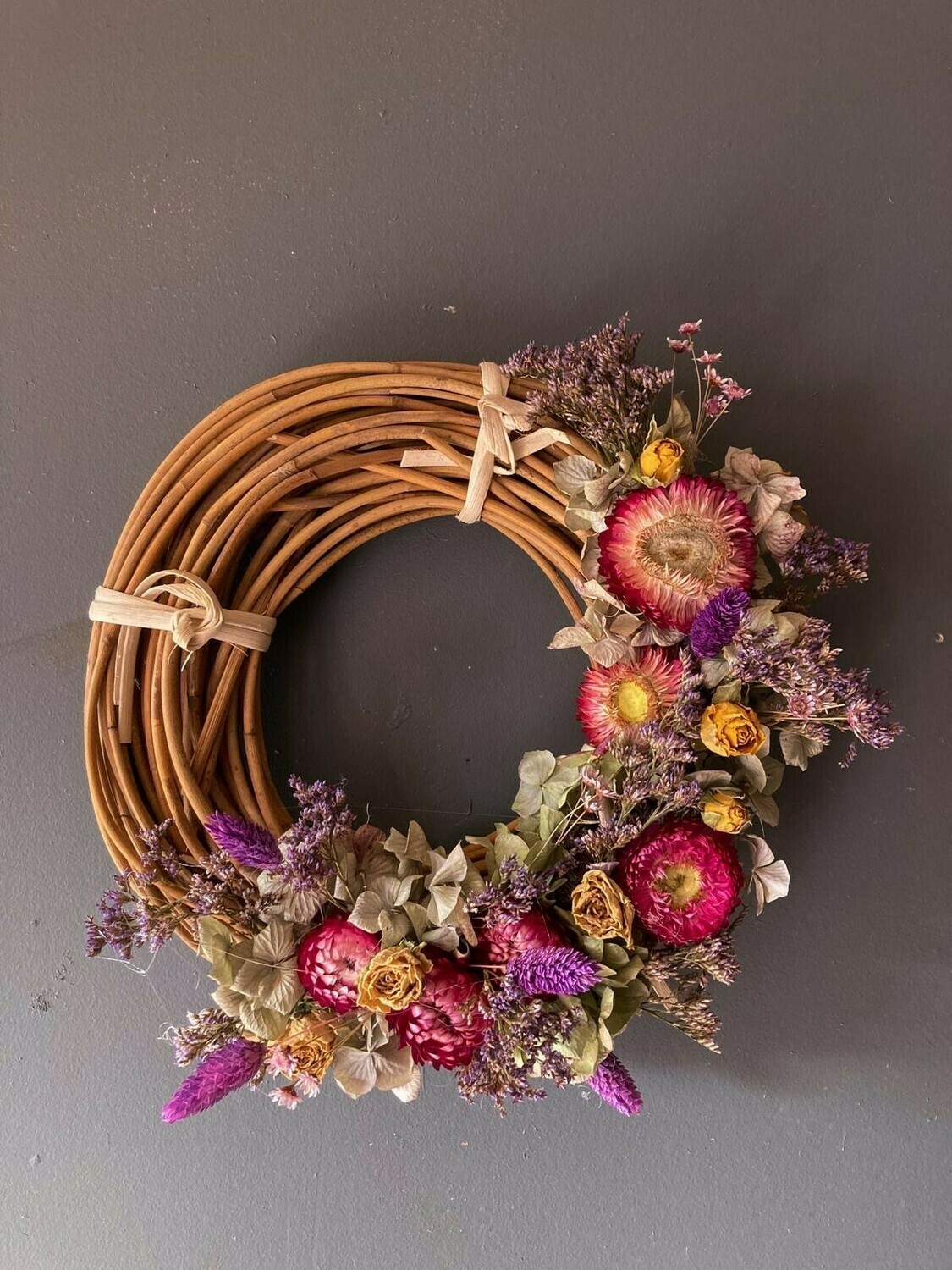 Dried Flower Wreath Dried Flower Wreath