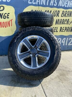 255/70R18 BRIDGE STONE TIRES & RIMS