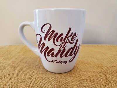 Make it Mandy Mug (White and Red)