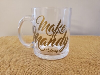 Make it Mandy Mug (Clear and Gold)