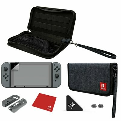 Nintendo Switch Space grey switch with case