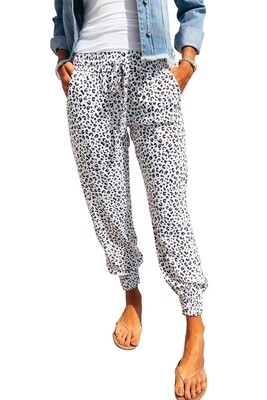 breezy leopard joggers