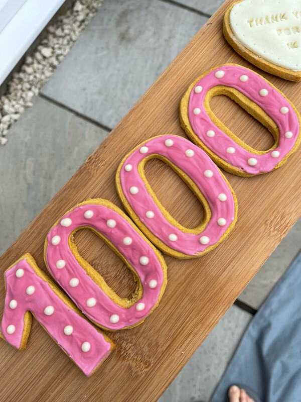 Followers Milestone Cookie Set