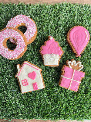 Happy Gotcha Day Cookie Set Pink