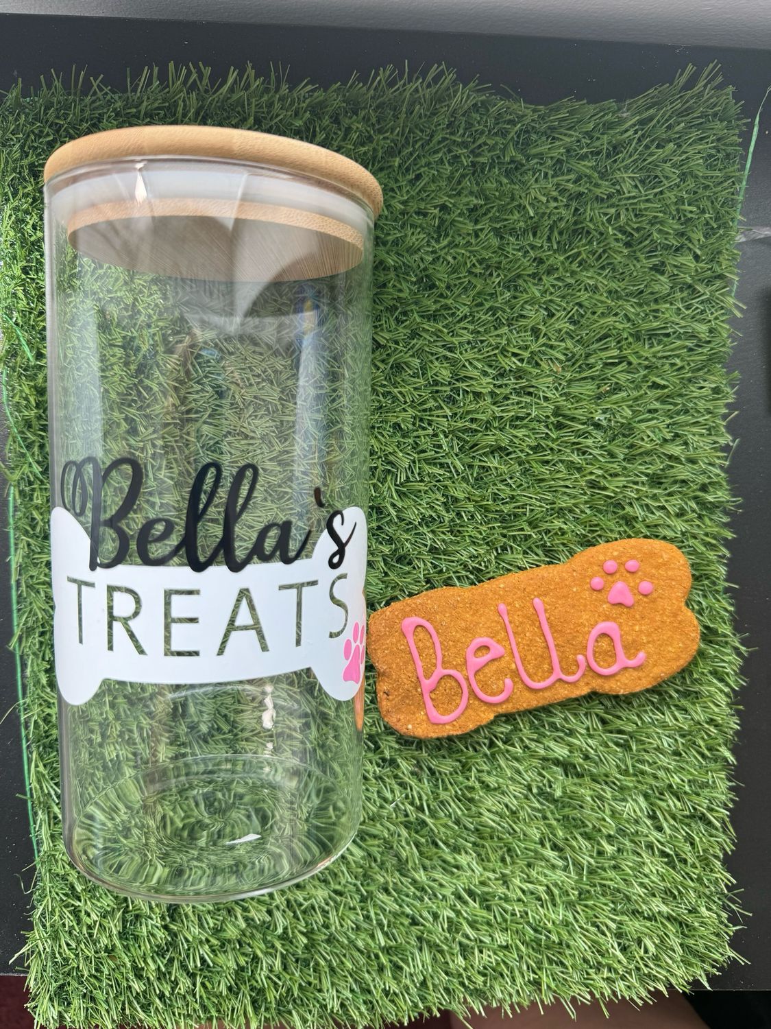 SPECIAL OFFER Free Personalised Bone With Treat Jar