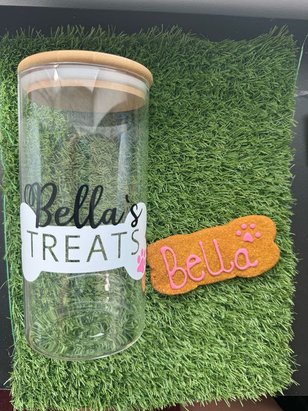 SPECIAL OFFER Free Personalised Bone With Treat Jar