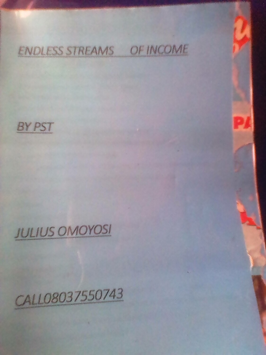 EBOOK- STREAMS OF$