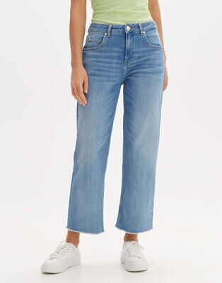 MOMITO Wide Cropped Jeans MOMITO Mid Rise mit Stretch-Anteil 70141 authentic fresh OPUS