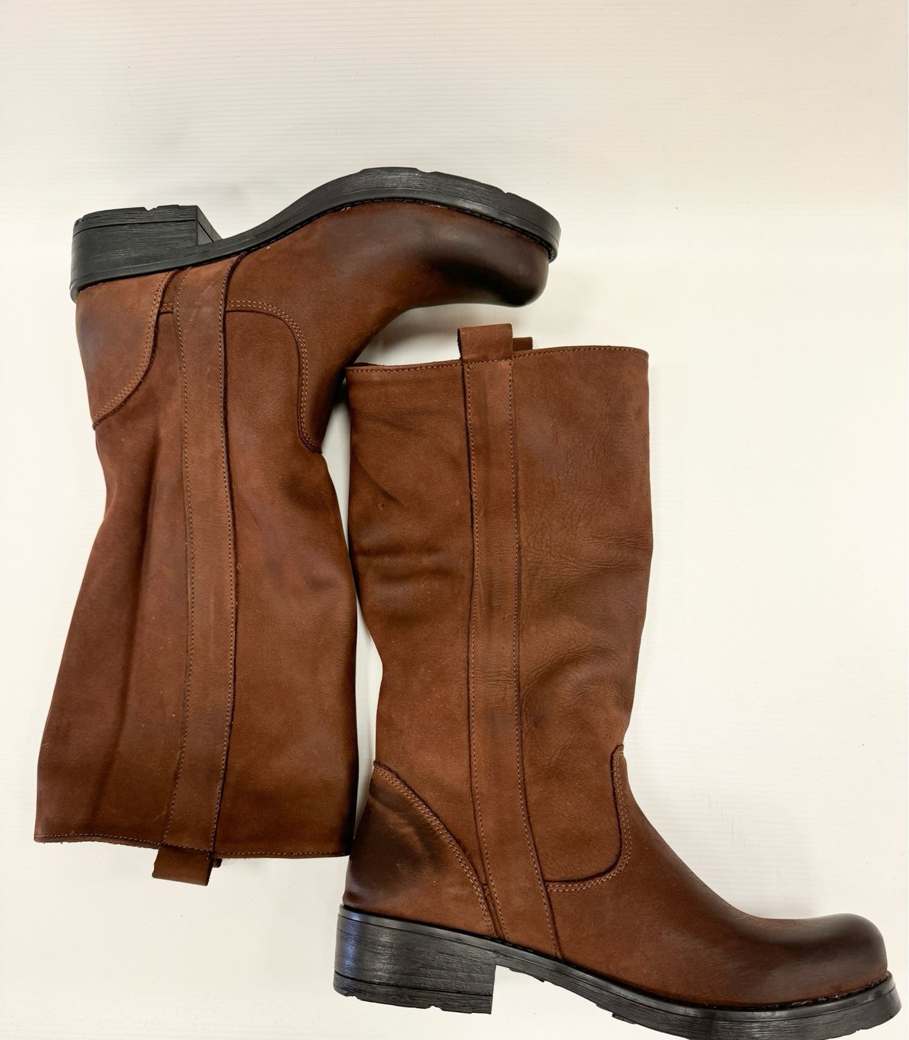 PADuA Nubuk-Lederstiefel braun ITALIEN Passform gerne eine Grösse kleiner