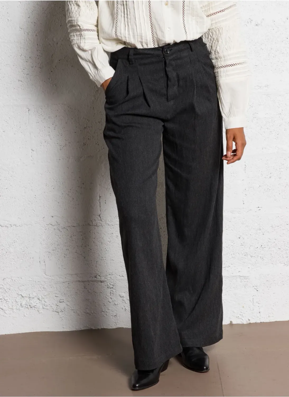 SAVILLE ROW MARLON-ASH legere Hose MAISON HOTEL