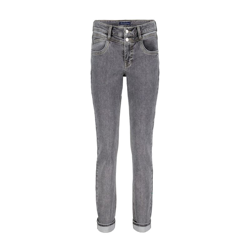 SRB4379 CAMILLA grey denim RED BUTTON