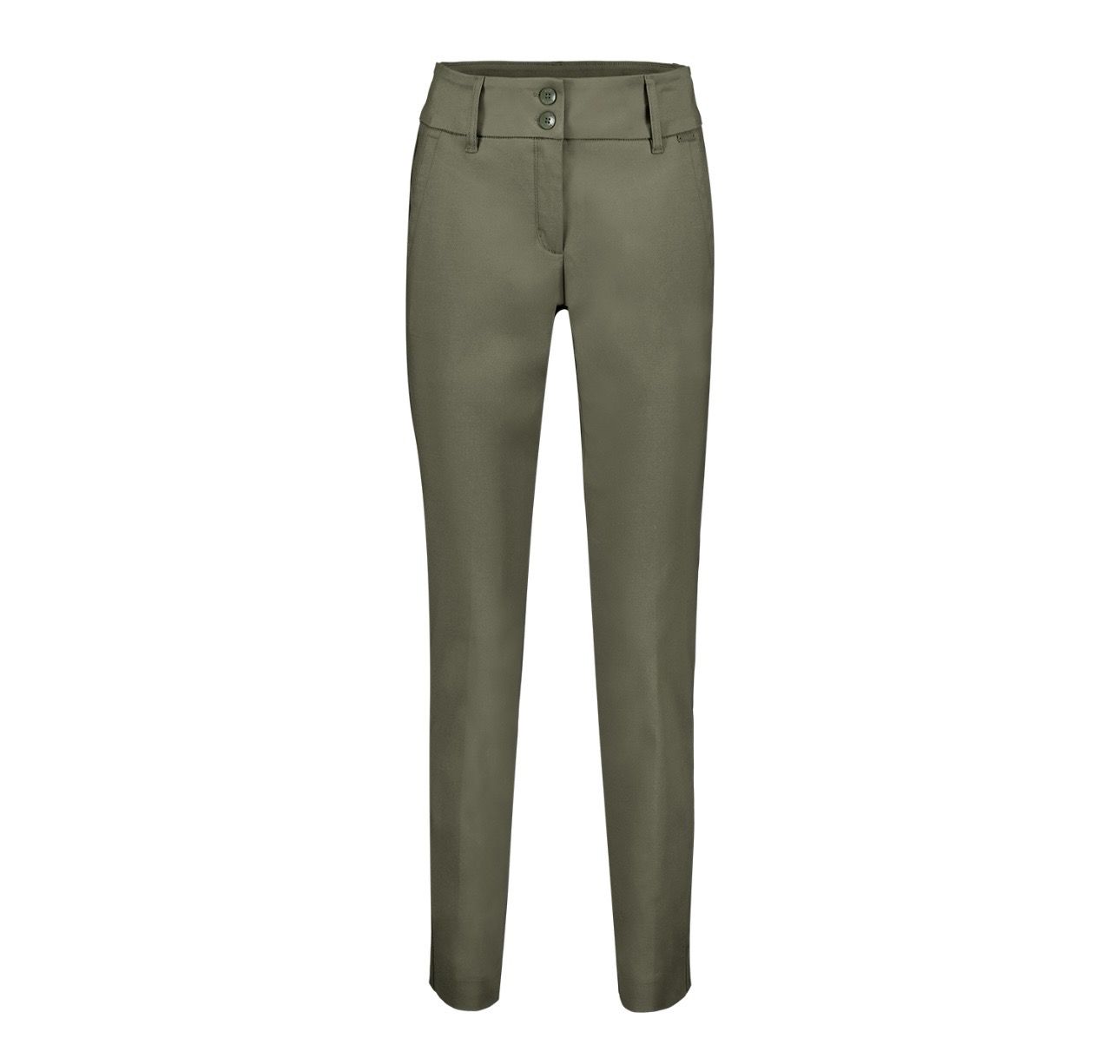SRB4383 DIANA dark khaki Businesshose RED BUTTON- keine super slim