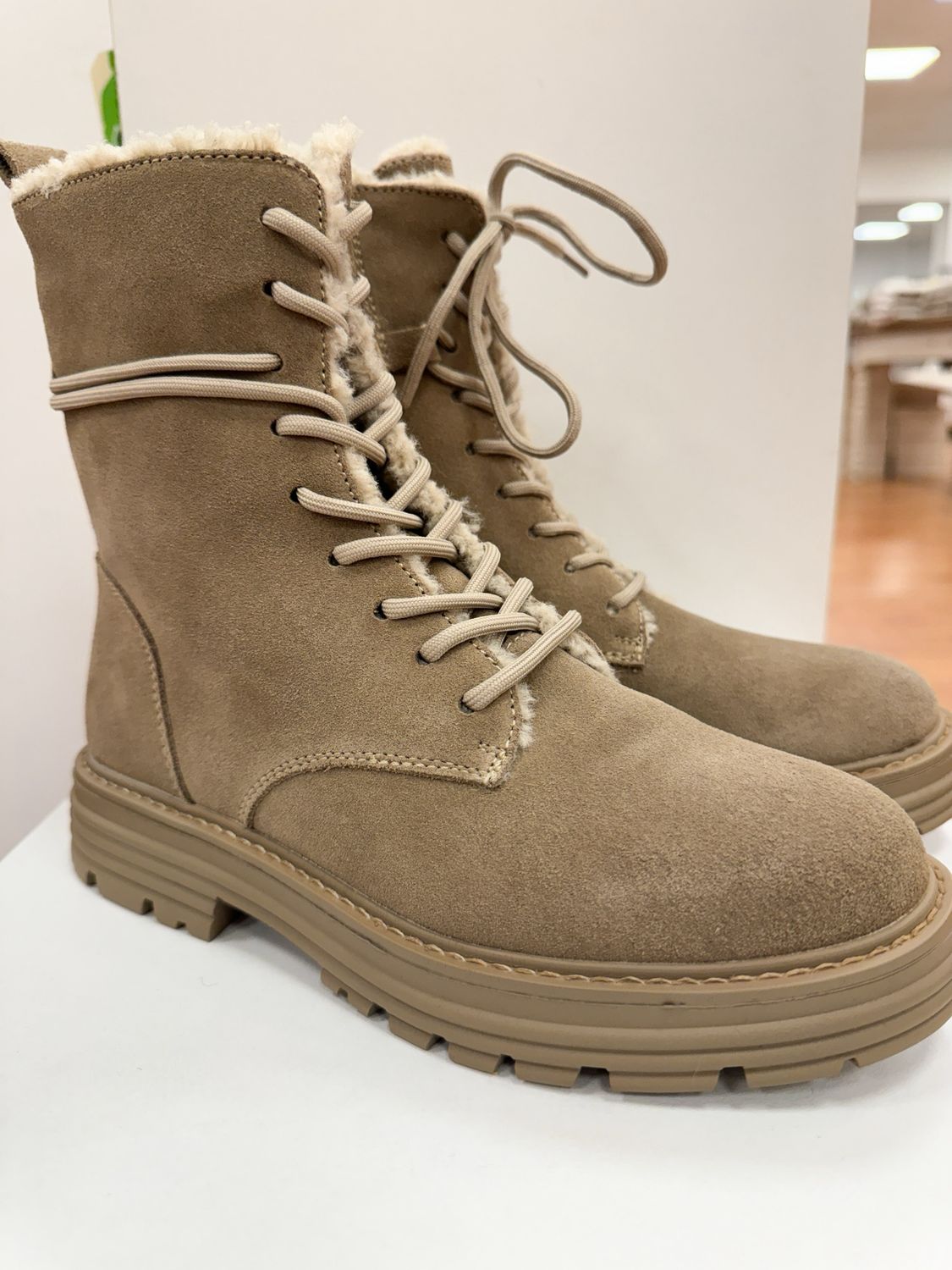ATIA Winterstiefel Rinds- Velourleder RINO und PELLE