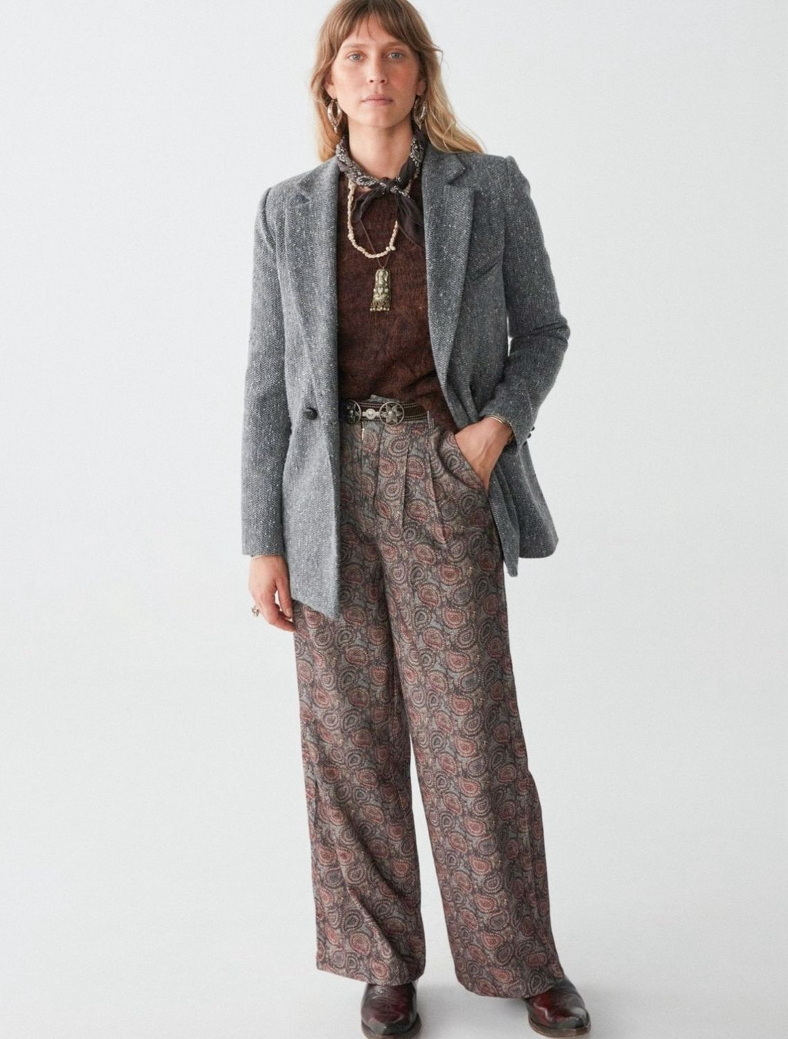 ESPIGA WILSON Blazer- grey Garden 2 Reiher MAISON HOTEL