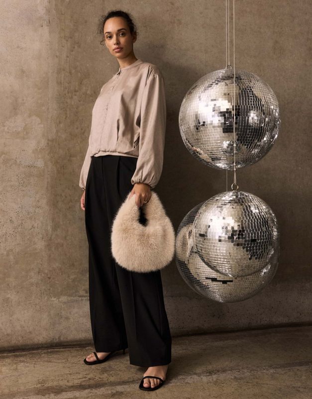 Wide Leg Pants MARIENA black mit Komfortbund OPUS Wide Leg Pants MARIENA black mit Komfortbund OPUS