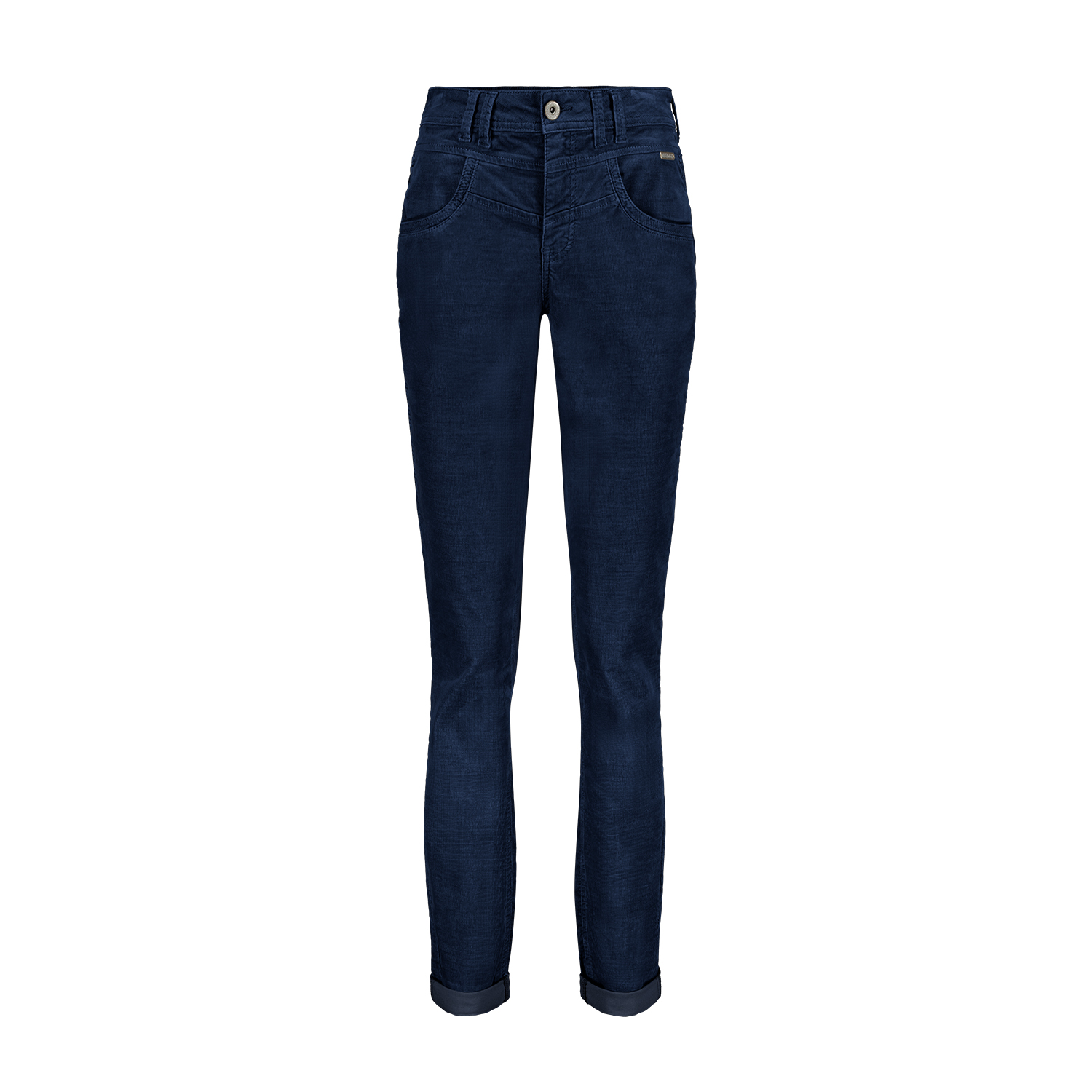 SRB4293 CARRIE Feincordhose jeans blue RED BUTTON - gerne eine Größe kleiner