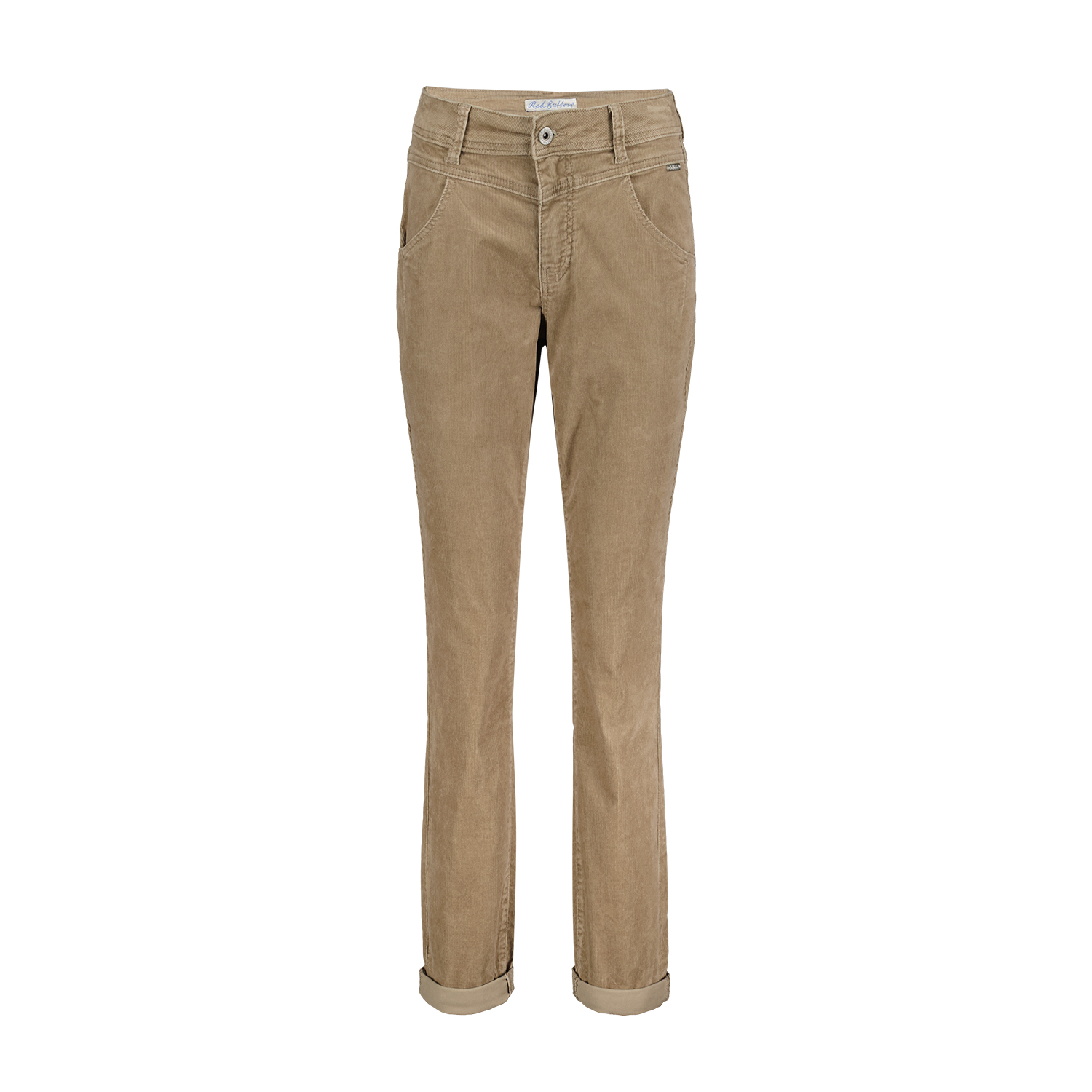 SRB4374-JUNE Feincordhose taupe RED BUTTON-gerne eine Größe kleiner