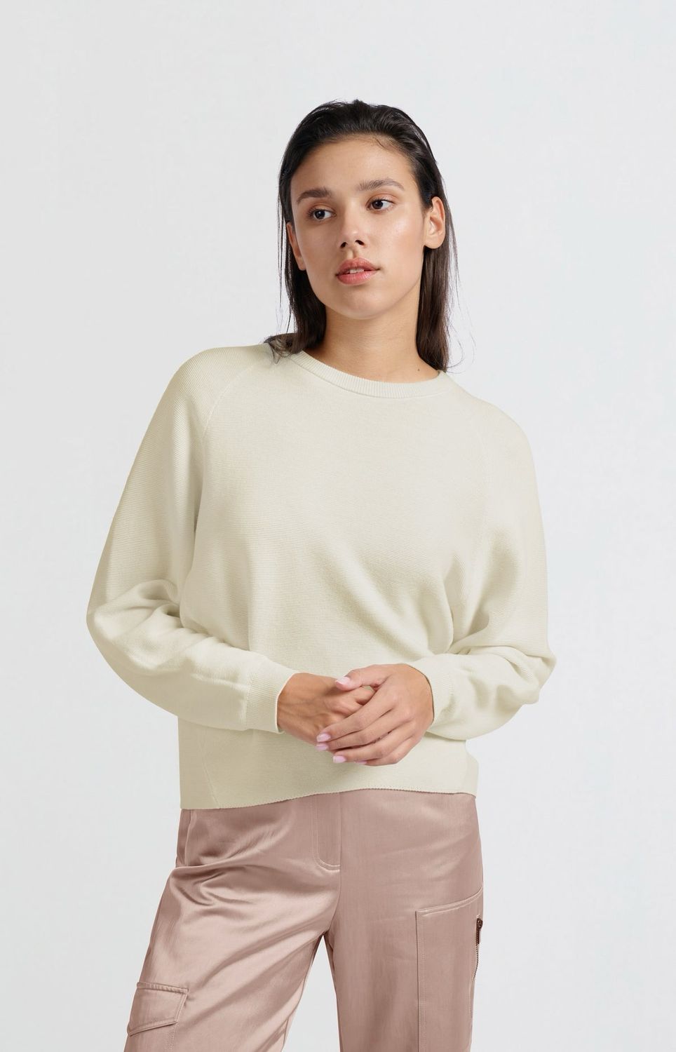 01-000442-502-99986 Baumwollpullover offwhite YAYA