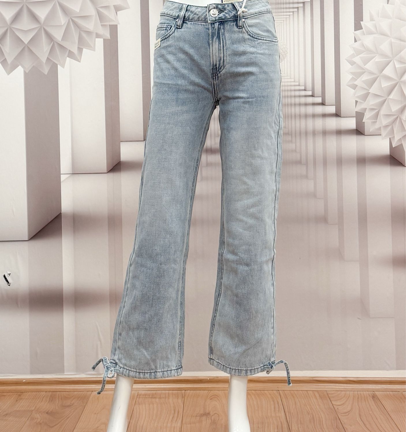 Hannah 30846-200 MOM Jeans light blue denim BLUE MONKEY fällt klein aus kein Elastan, eine Größe größer bestellen- 28er Länge