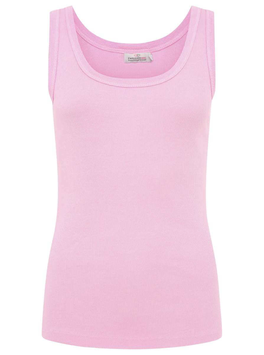 2009 Ripp Tank Top rosa ZWILLINGSHERZ