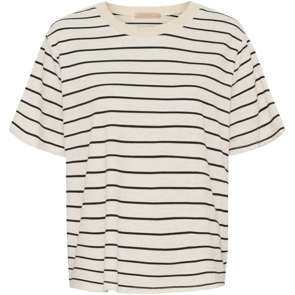 258038 sand schwarz Ringelshirt MARTA