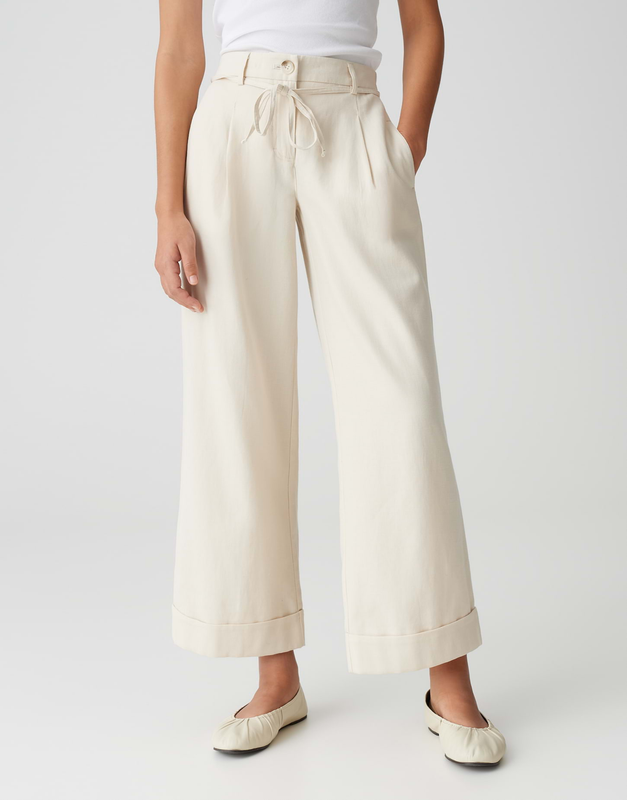 City Pants MEERI FRENCH Relaxed aus nachhaltigem BCI Cotton Mix 20003 natural glaze OPUS