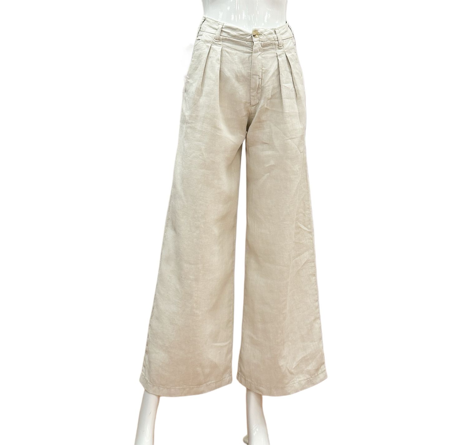 MARISA Leinenhose offwhite MAISON HOTEL