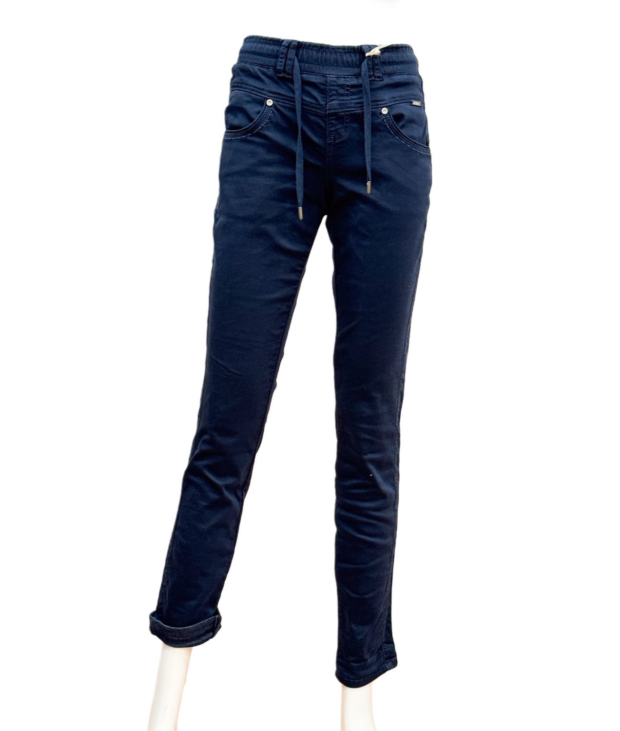 SRB4502 Tessy jog  navy 29 er Länge RED BUTTON
