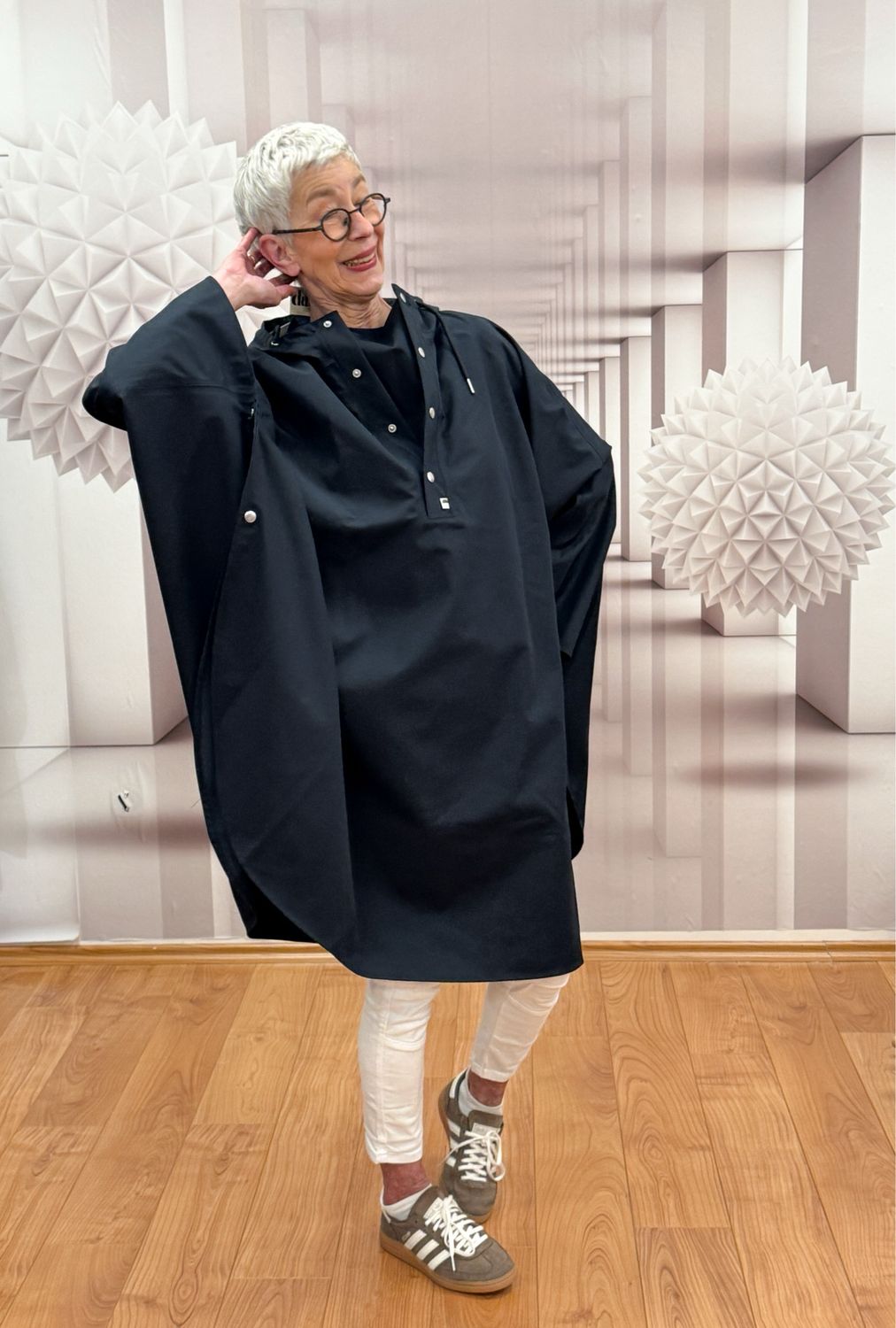 Danerain Funktions-Regenponcho Dark NavyvDANEFAE