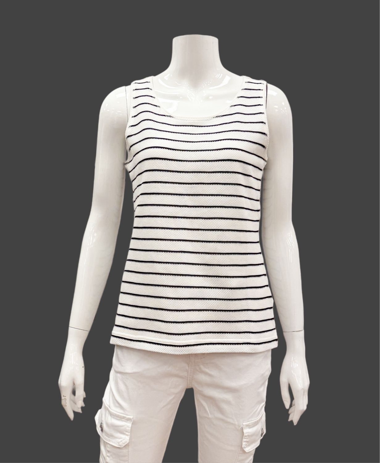 SLT429-8732 Strukturtop stripes BLOOMINGS