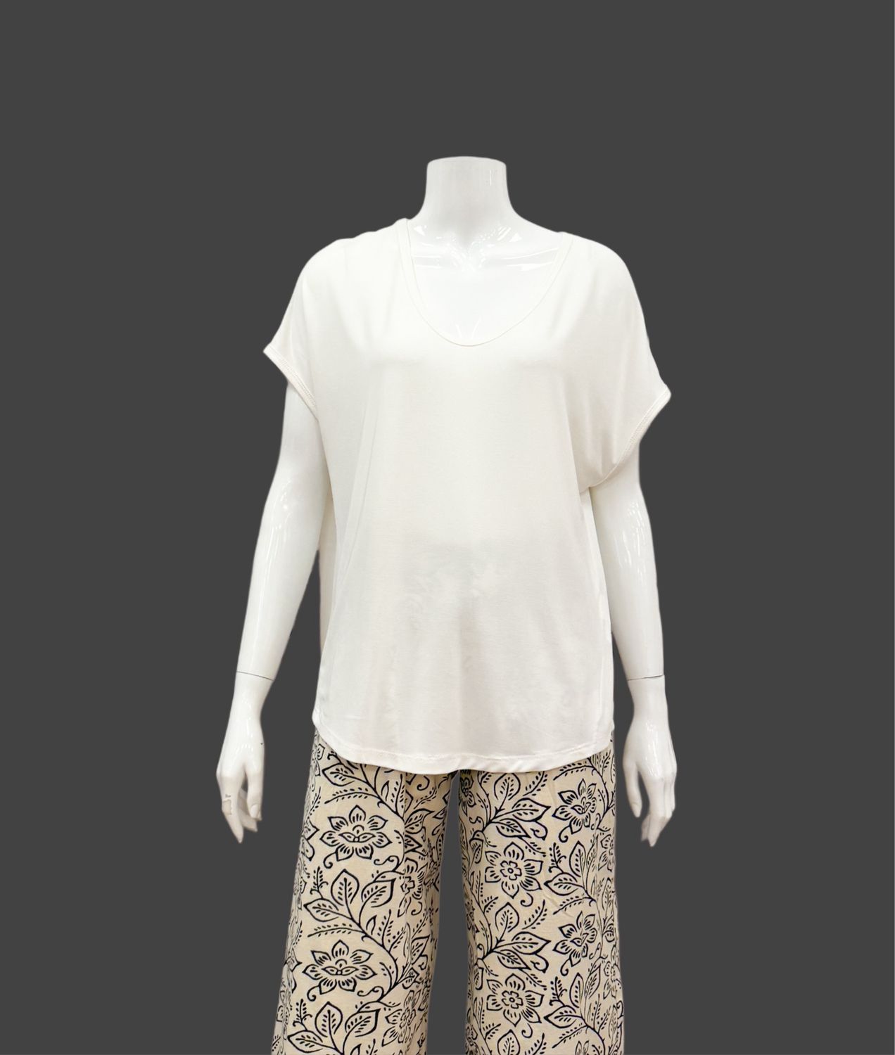 1169 Viscose Modal Shirt offwhite ESVIDID one size - 38-42/44