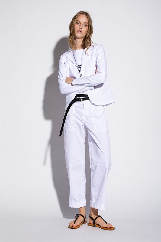 MILO PANT uni- You0094 white - eine Größe kleiner kaufen YOU TOO MILO PANT uni- You0094 white - eine Größe kleiner kaufen YOU TOO