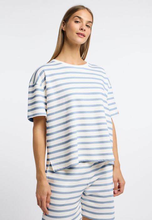 4245-448 Kurzarmsweater light smokey blue stripes FRIEDA&FREDDIES 4245-448 Kurzarmsweater light smokey blue stripes FRIEDA&FREDDIES