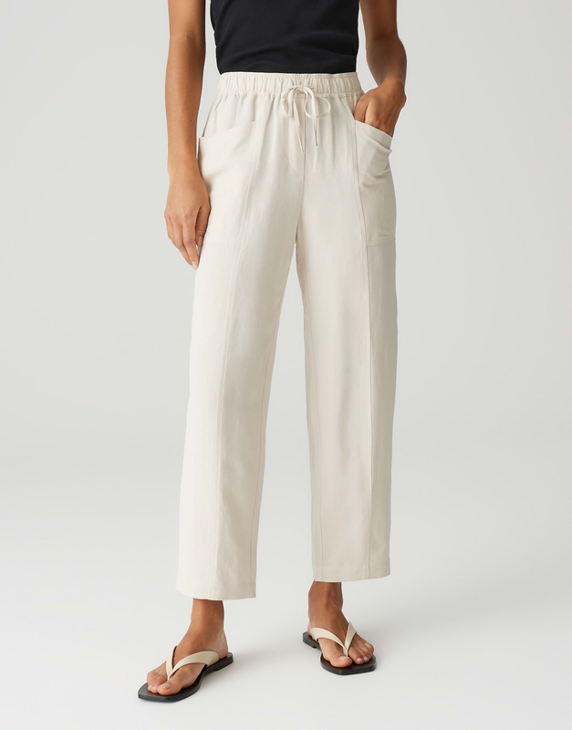 MYHA TRAVEL Relaxed City Pants aus Leinenmix 20003 natural glaze OPUS MYHA TRAVEL Relaxed City Pants aus Leinenmix 20003 natural glaze OPUS