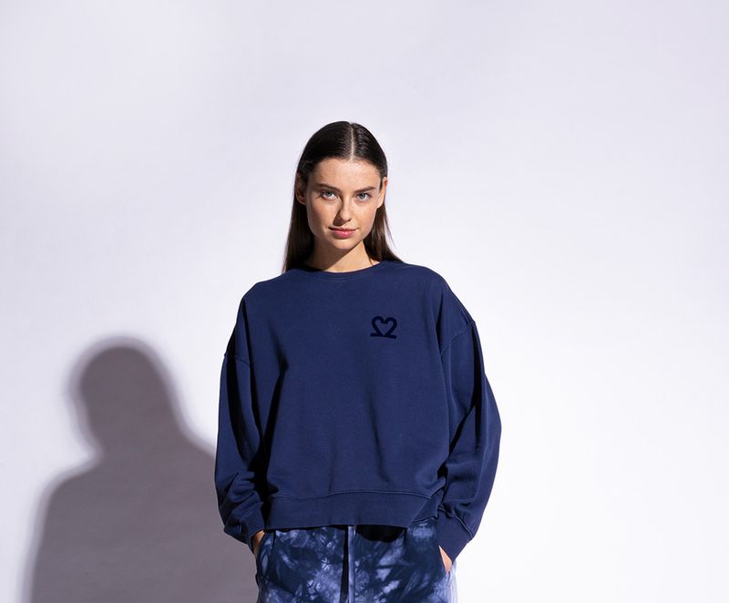 TESSA 0019 Sweater navy YOU TOO TESSA 0019 Sweater navy YOU TOO