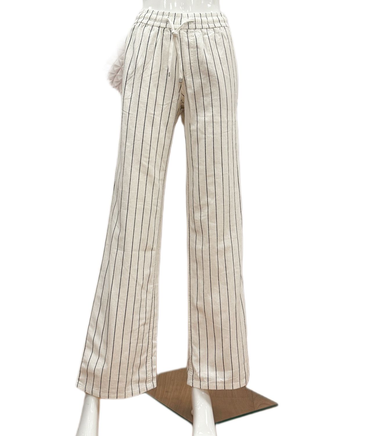 SRB4441A Colette Stripe 31er Länge offwhite navy RED BUTTON