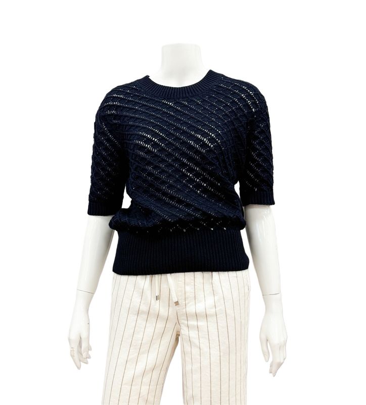 SLK20-8646 Ajourepullover navy BLOOMINGS SLK20-8646 Ajourepullover navy BLOOMINGS