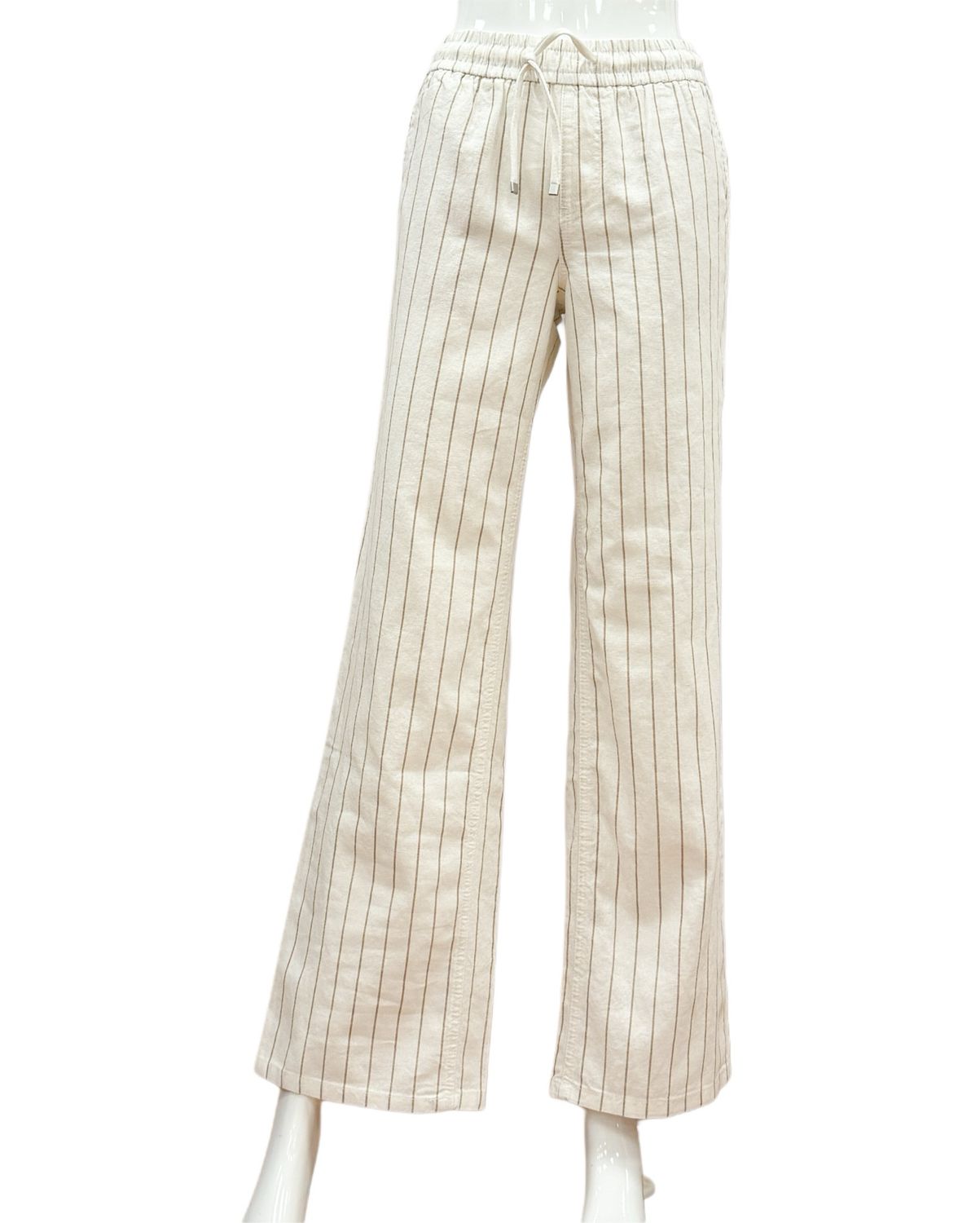 SRB4441A Colette Stripe 31er Länge offwhite sand RED BUTTON