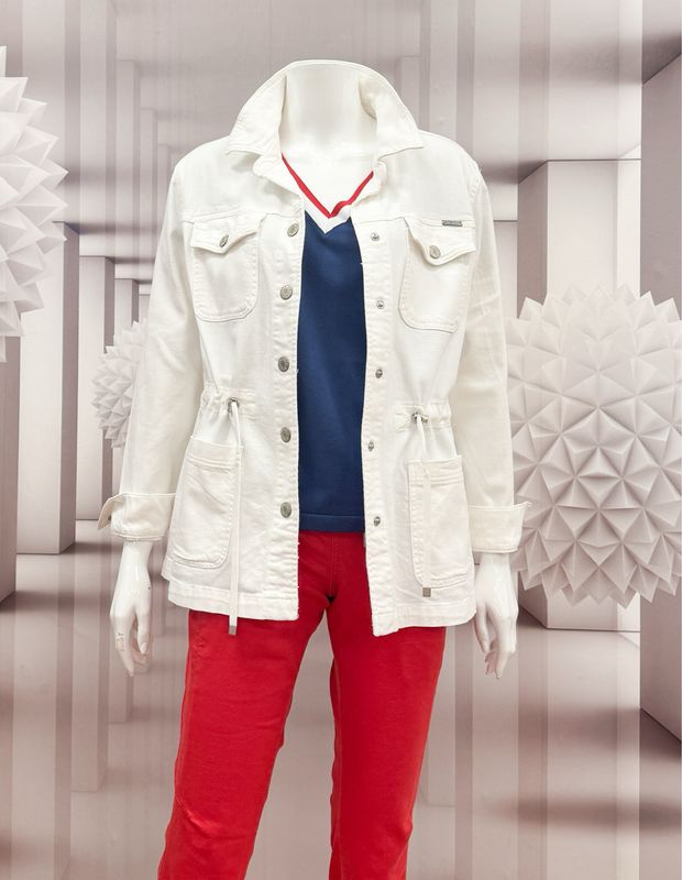 SRB4438 Canvasjacke offwhite RED BUTTON SRB4438 Canvasjacke offwhite RED BUTTON