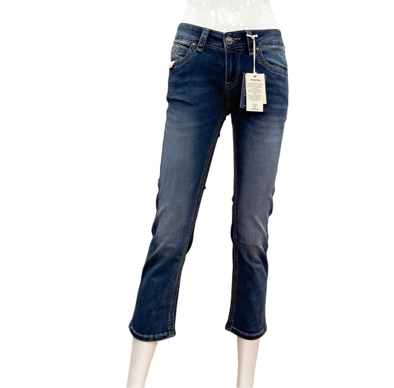 7 Charlotte-30915 7/8 straight Jeans 100 blue denim BLUE MONKEY 7 Charlotte-30915 7/8 straight Jeans 100 blue denim BLUE MONKEY