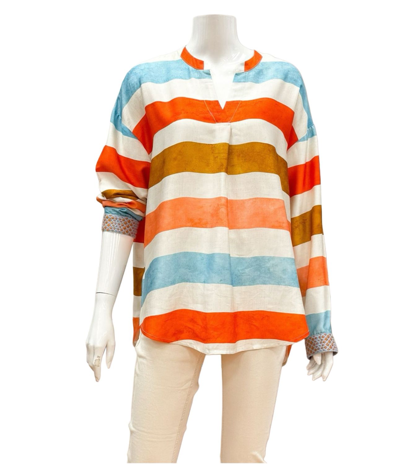 8470-156540-486 Viscosebluse EMILY VAN DEN BERGH fällt gut aus