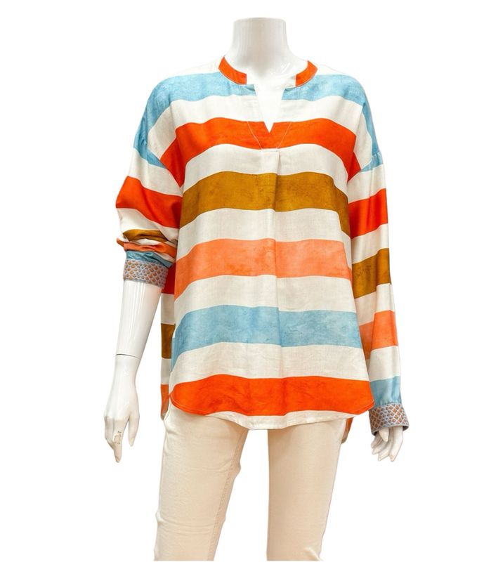 8470-156540-486 Viscosebluse EMILY VAN DEN BERGH fällt gut aus 8470-156540-486 Viscosebluse EMILY VAN DEN BERGH fällt gut aus