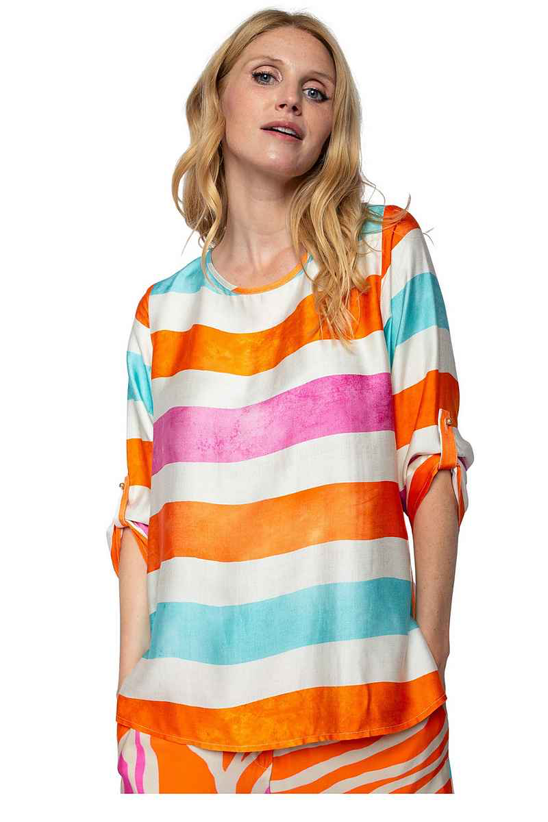 8470-394 Blusenshirt stripes EMILY VAN DEN BERGH