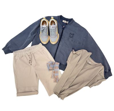 YOU TOO Outfit: Blouson, Bermuda, Shirt- Bio Sneaker GENESIS
