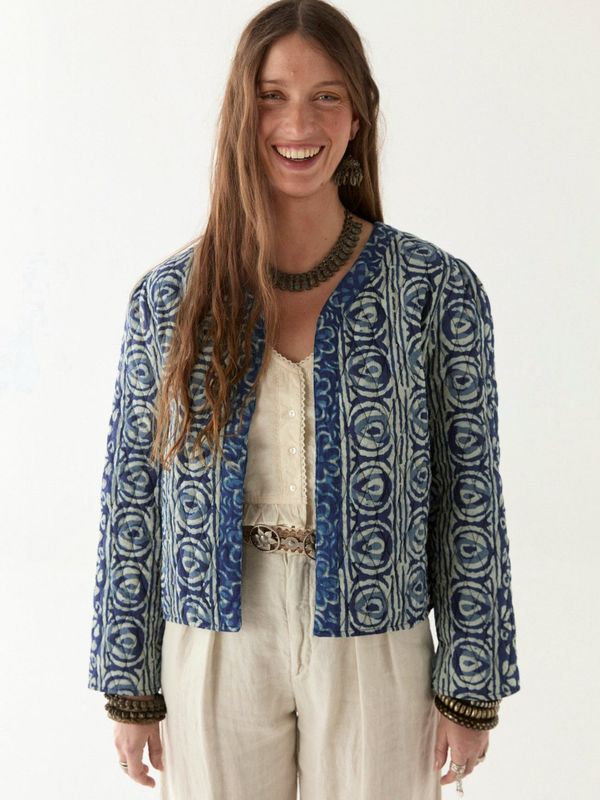 COTI süße Steppjacke in indigo soul MAISON HOTEL COTI süße Steppjacke in indigo soul MAISON HOTEL